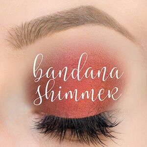 Shadowsense Bandana Shimmer NEW Shimmer Golden Brick Red Cream Powder Eyeshadow